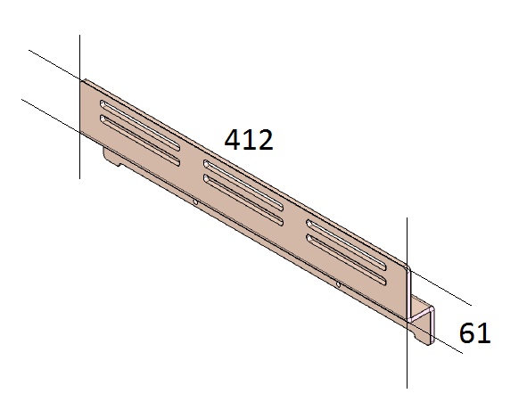 Arrêt Bûches surélevé UL/ECO 55 noir (depuis 10-5-2021) optionnel