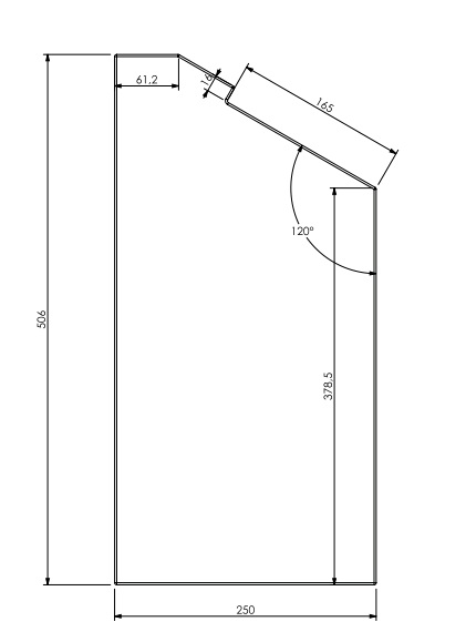 Béton Céramique panneau latéral droit