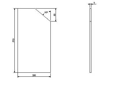 Plaque d'isolation (G/D) Eco 600/610