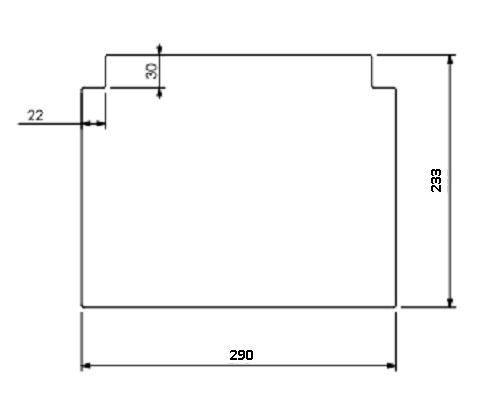 Béton Céramique déflecteur - haut