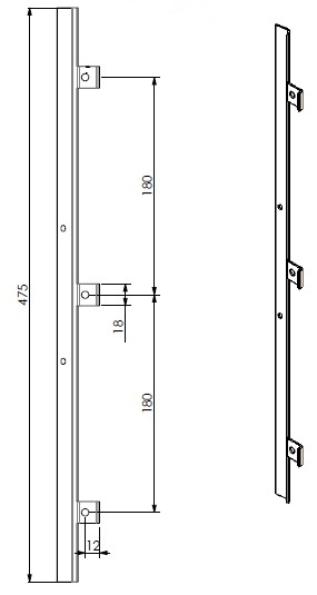 Bande de Vitre (D/G) Eco 800/810