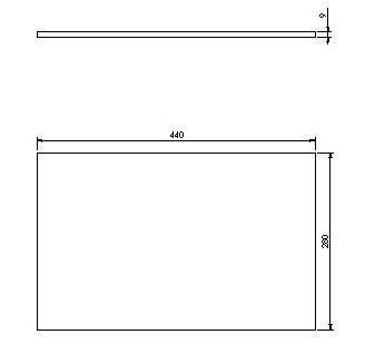 Plaque d'isolation derrière Eco 800/810