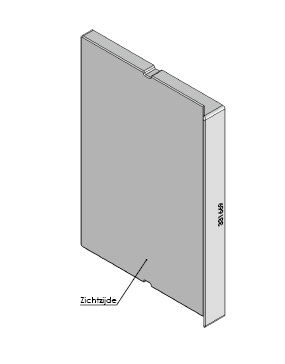 Béton Céramique panneau latéral En 80/50