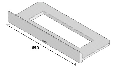 Béton Céramique plaque de fond En 80/50