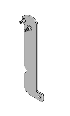 Poignee porte Energa 60-45 noire (depuis 10-5-2021)