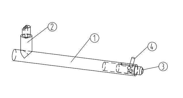 Poignee Escamo 200R côté fermeture