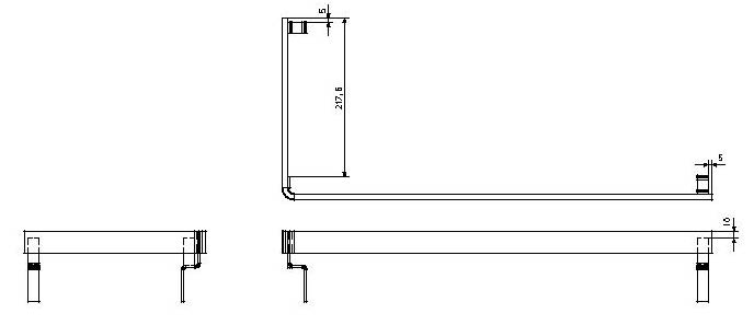 Arrêt de bûches Escamo 200 L