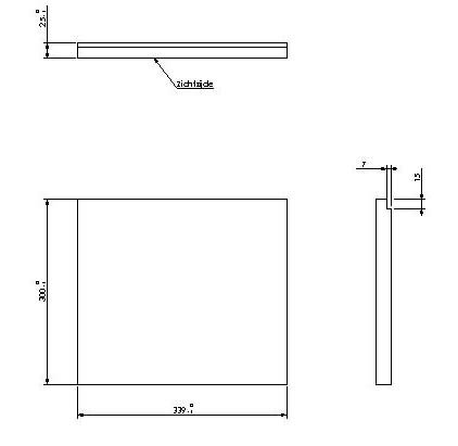 Vermiculite plaque de fond Escamolux 90/45