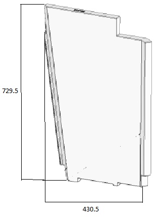 Béton céramique côté droit
