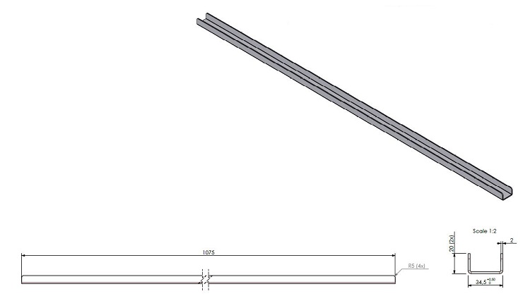 Renfort déflecteur supérieur