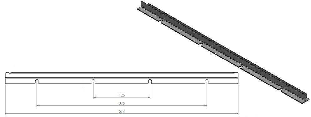 Strip de fixation pour corde T+D
