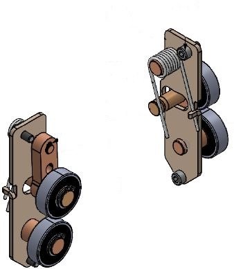 Systeme de galet enrouleur complet