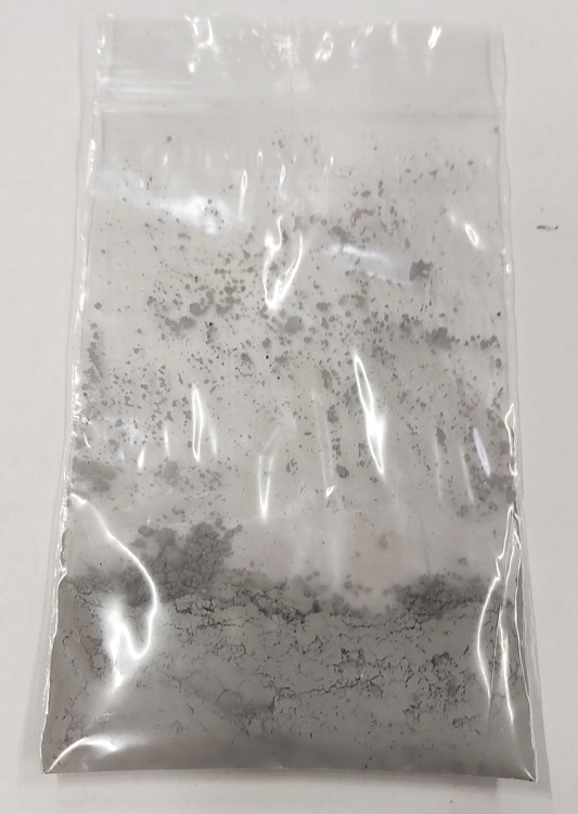 Cendres decoratives gris clair 10gr.