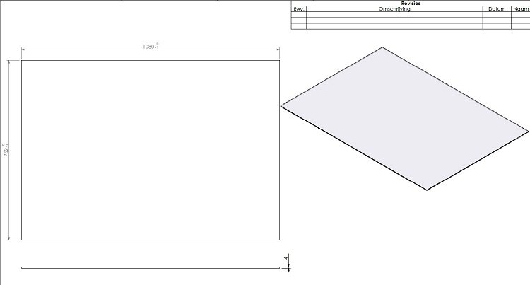 Vitre frontale GFP 110/70