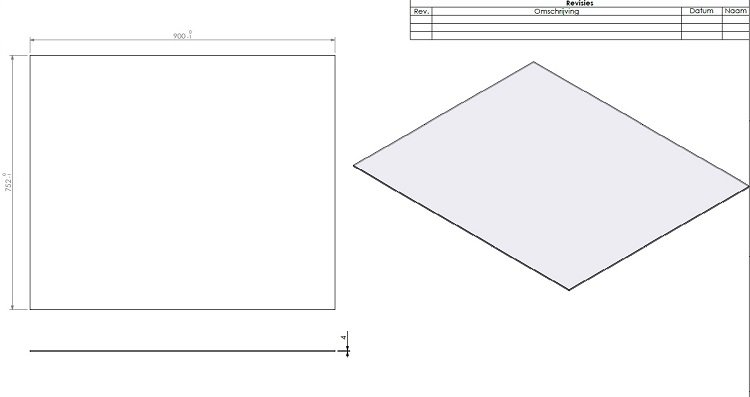Vitre frontale GFP 90/70