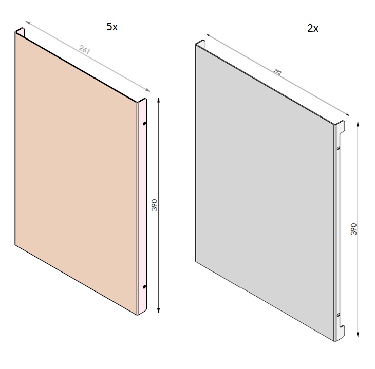 Lamelle set HBL noire (depuis 10-5-2021)