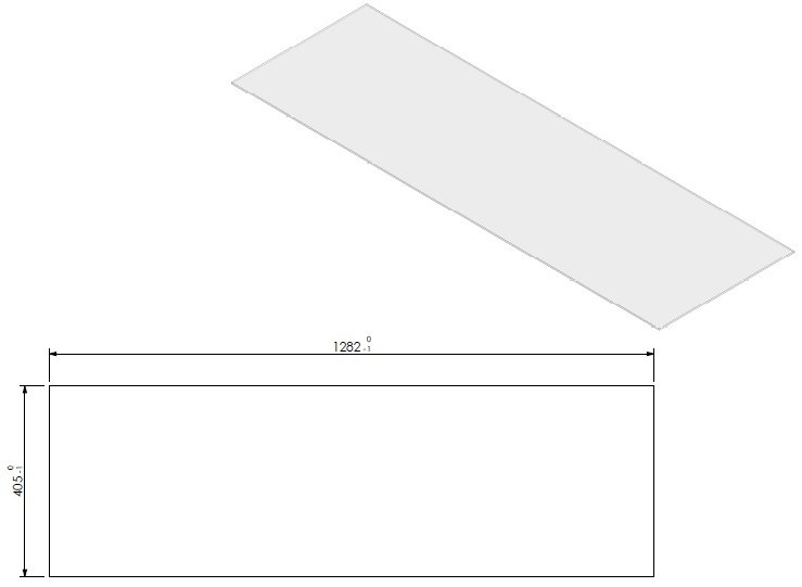 Vitre anti-reflet FF + corde HBL III