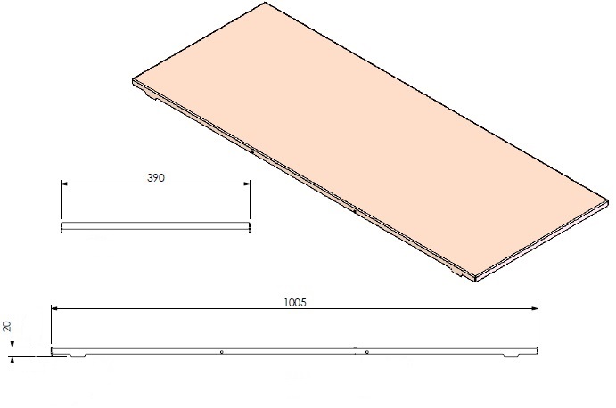 Paroi lisse HBS-3 noire (depuis 10-5-2021)