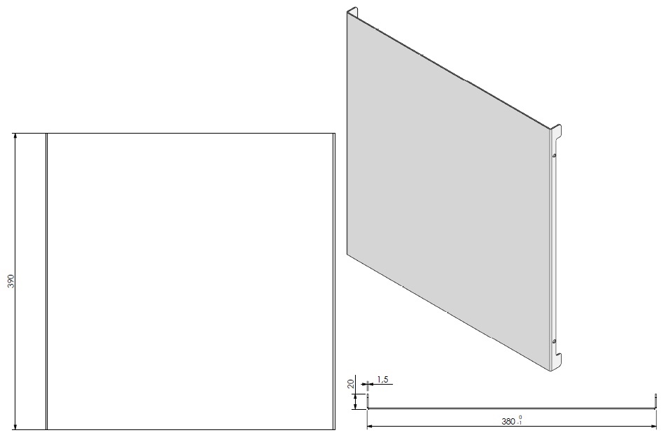 Lamelle côté HBL-T noire (depuis 10-5-2021)