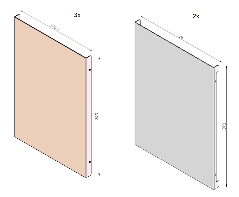 Lamelle set HBXS noire (depuis 10-5-2021)