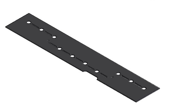 Tapis noir ceramique couvrant brûleur Centerfire 694mm