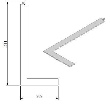 RDL D/G - strip de finition