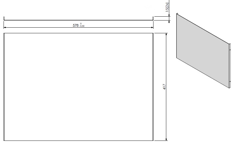 RDL D/G - Lamelle côte modele 60