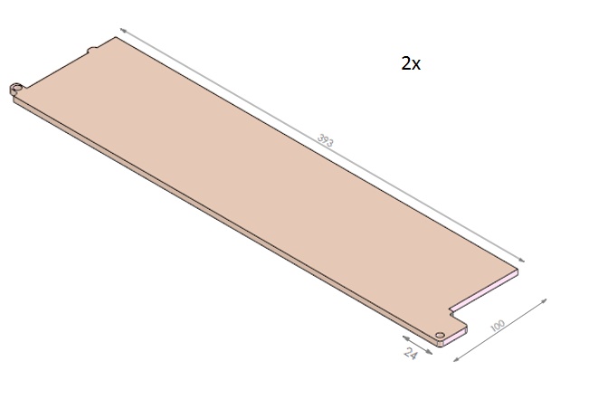 Cadre profondeur ( set de finition)