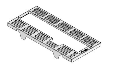 Grille double Brûleur