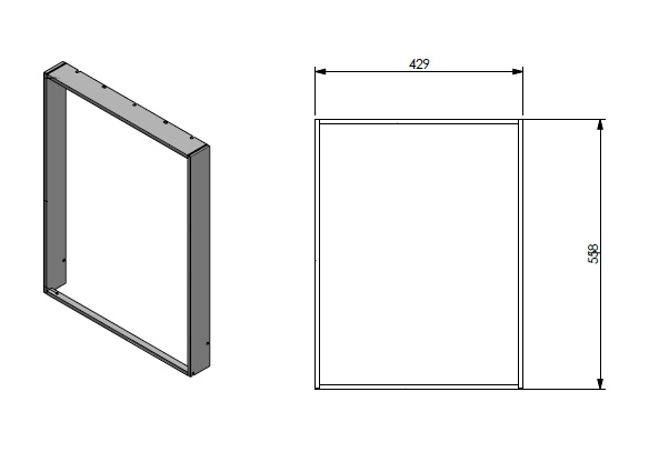 Cadre en profondeur  15mm SmB 45-60