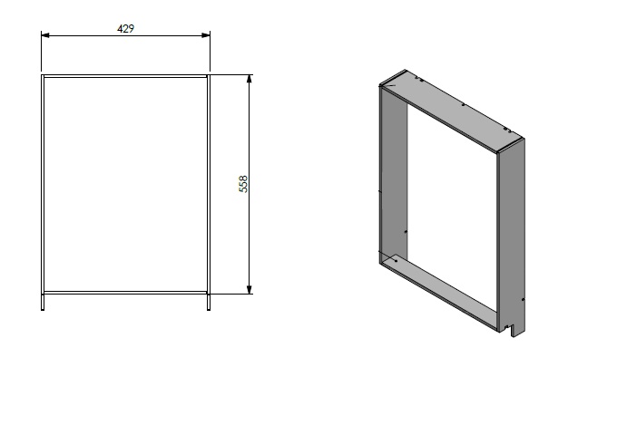 Cadre en profondeur  50mm SmB 45-60