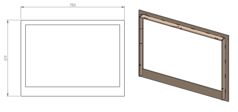 Cadre classique 35mm SmB 75-55