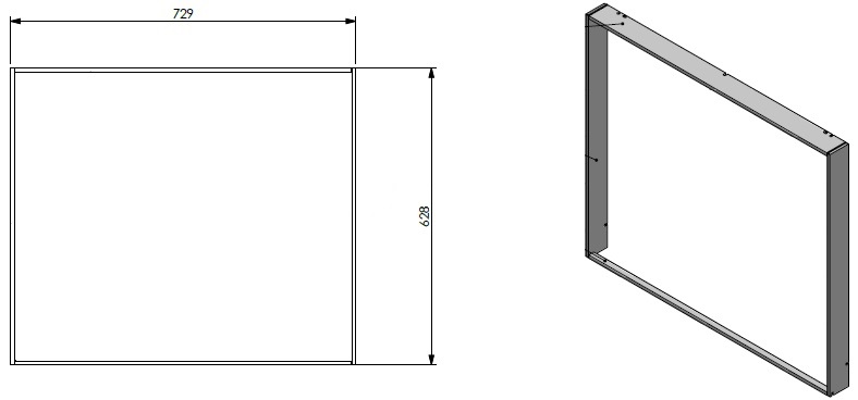 Cadre profondeur 15mm