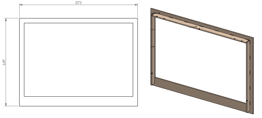 Cadre classique 35mm SmB 80-60