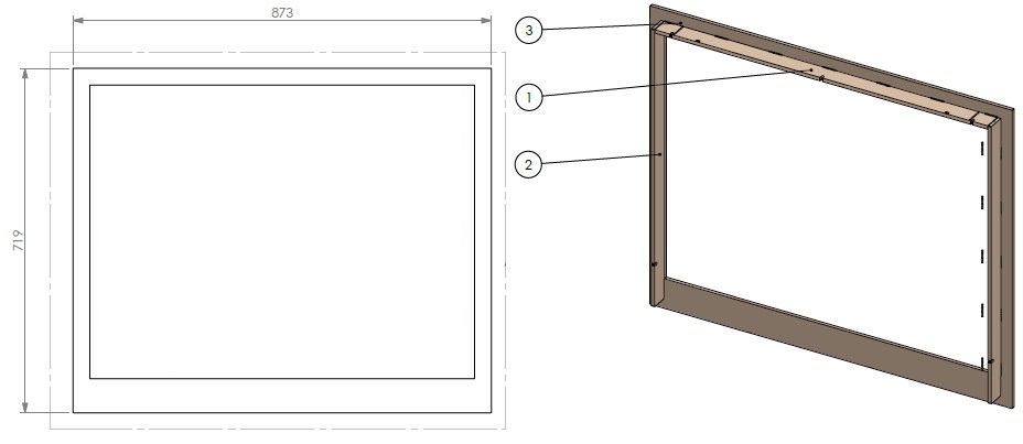 Cadre classique 35 mm