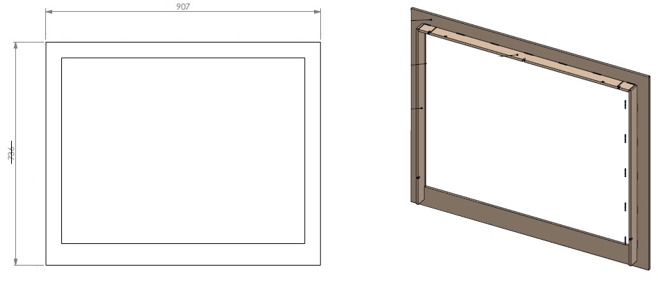 Cadre classique 52 mm