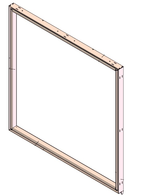 Porte HD + Vitre Topsham Large 662x648mm