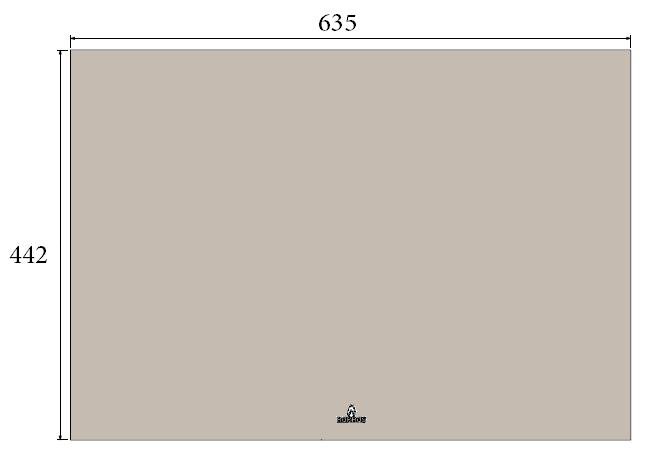 Vitre Unica 100 dim.635x442