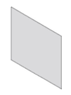 Vitre Unica 200/300 côté dim.317x286