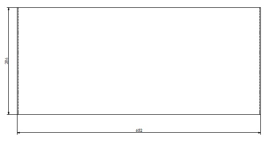 Vitre Unica 300 milieu dim.652x286