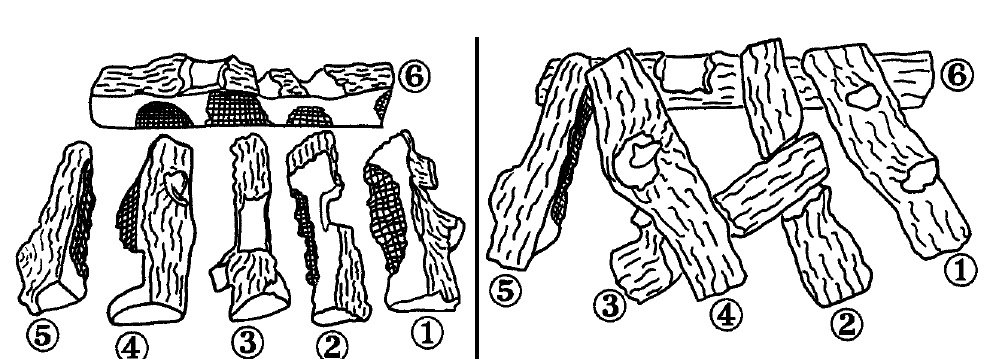 Jeu céramique de set bois Unica 52