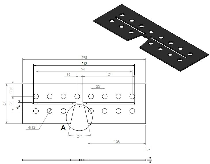 Tapis ceramique brûleur L=295 2017