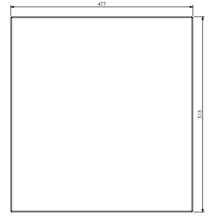 Paroi  lisse  Unica-2 55 noire