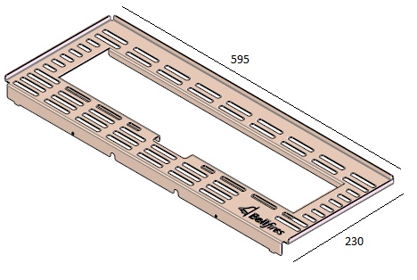 Grille Unica 70-75-2 noire