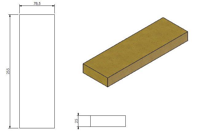 Vermiculite plaque de fond (d/g) Unilux 300