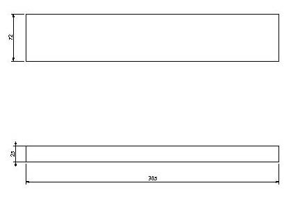 Vermiculite plaque de fond (devant) Unilux 65
