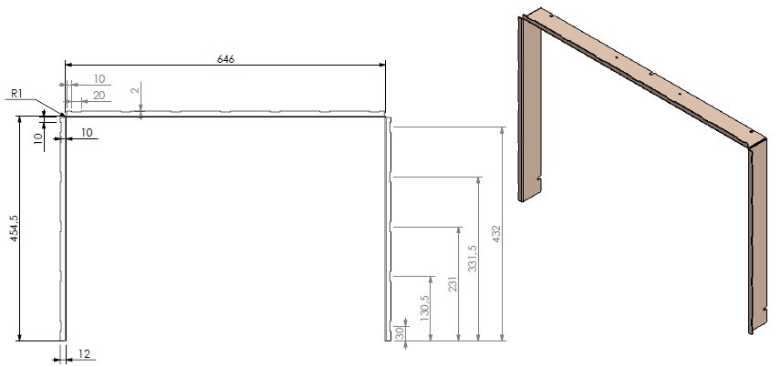 Sans cadre Ul-6 65 noir