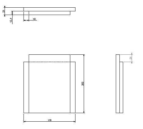 Vermiculite paroi arrière (M) Universal-V 60