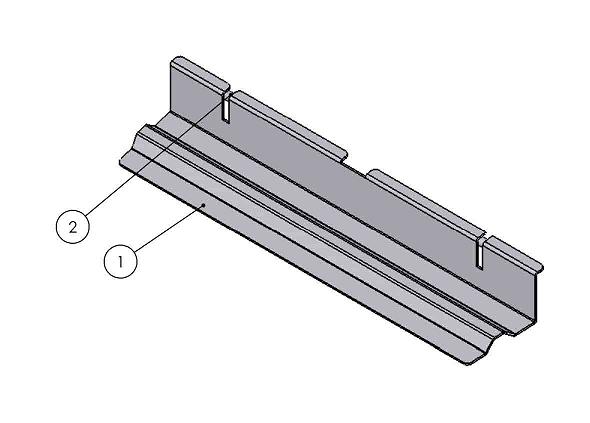 Clapet de fumées Inox Uni V-65