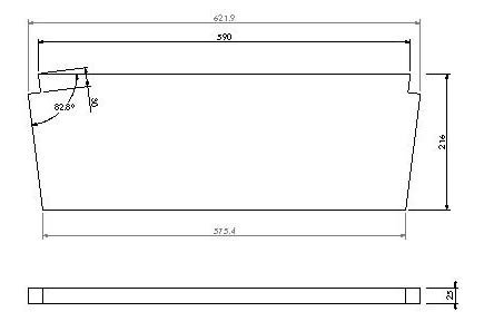 Vermiculite déflecteur Universal-V 80